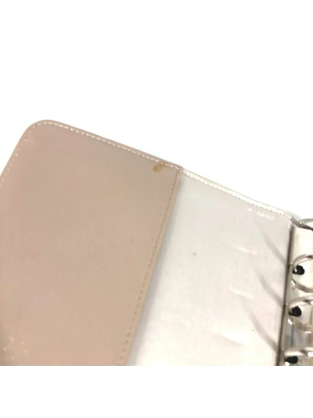 Chanel Notebook Cover Logo Nylon Canvas Beige